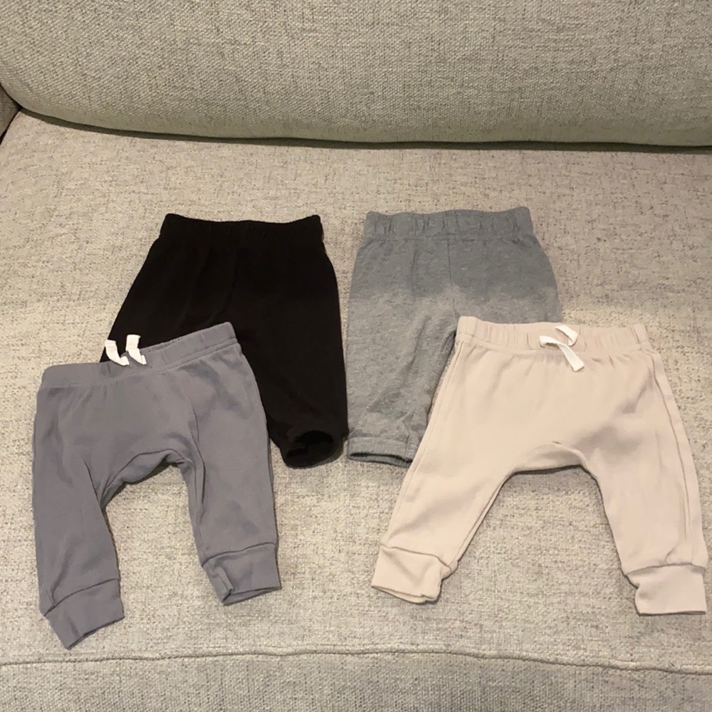 0-3 mo 4pck pants bundle